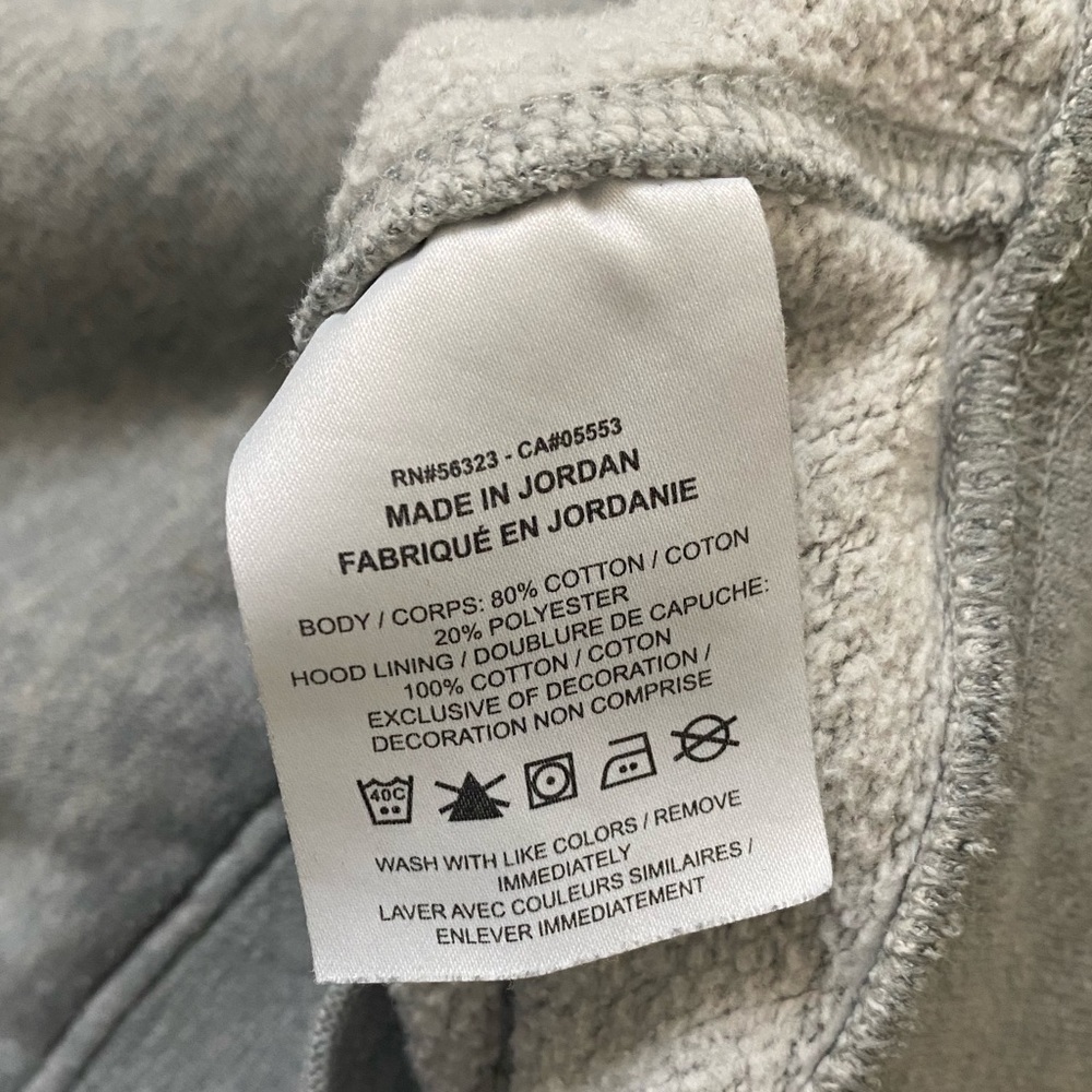 NIKE | Kids Gray Pullover Hoodie Small - Picture 4 of 14